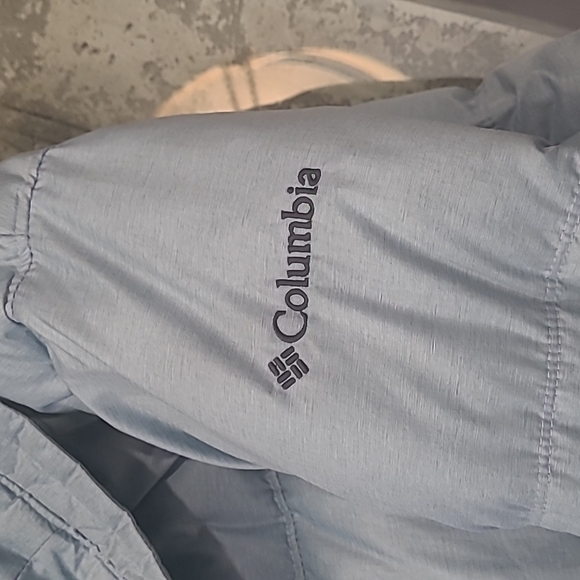 COLOMBIA MEDIUM FIT DUCK DOWN FEATHER PUFER JACKET WITH FAUX FUR REMOVABLE HOOD - Picture 9 of 11